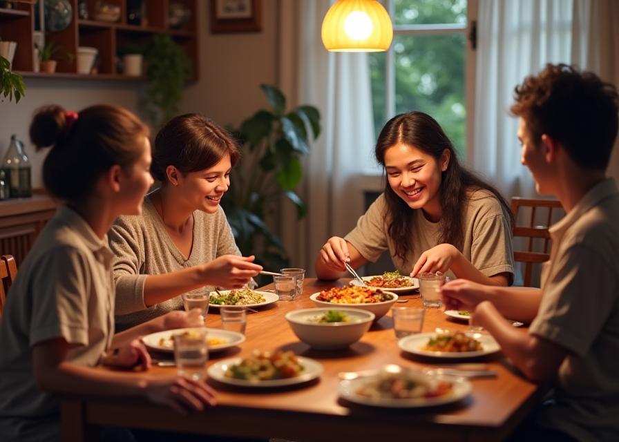 Convivencia con familias locales